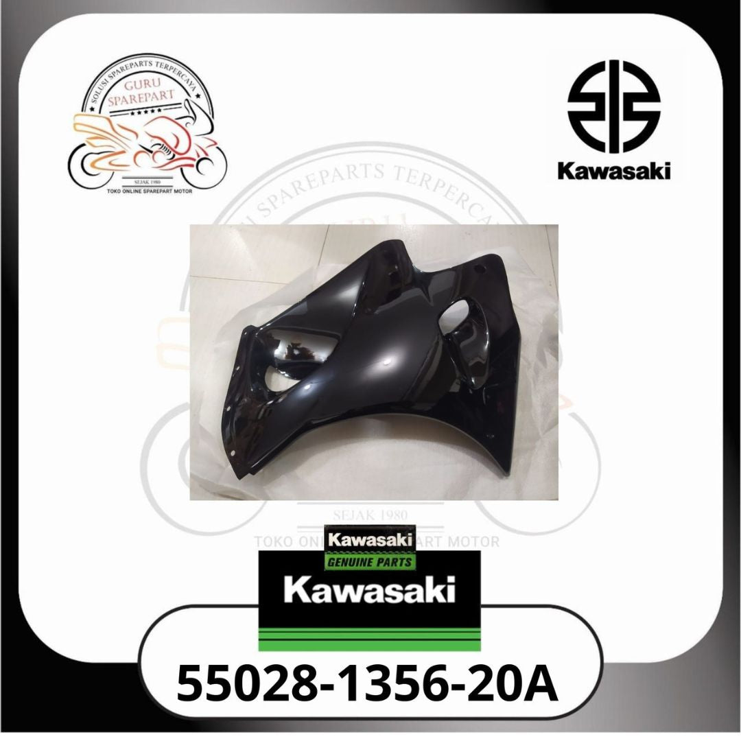 Kawasaki Fairing kiri Ninja RR Old cowl lower front left Original 55028-1356