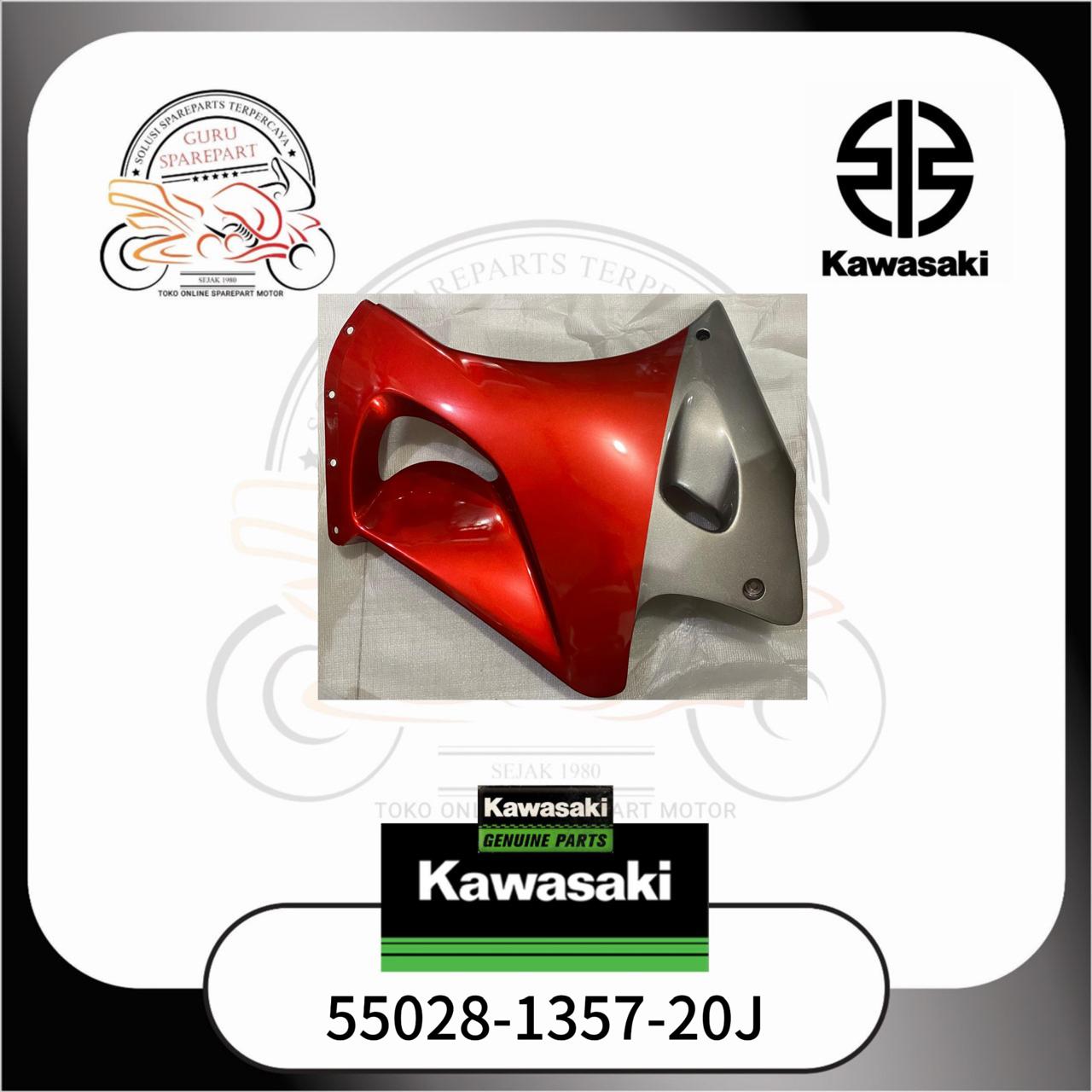 Kawasaki Fairing kanan Ninja RR Old cowl lower right Original 55028-1357