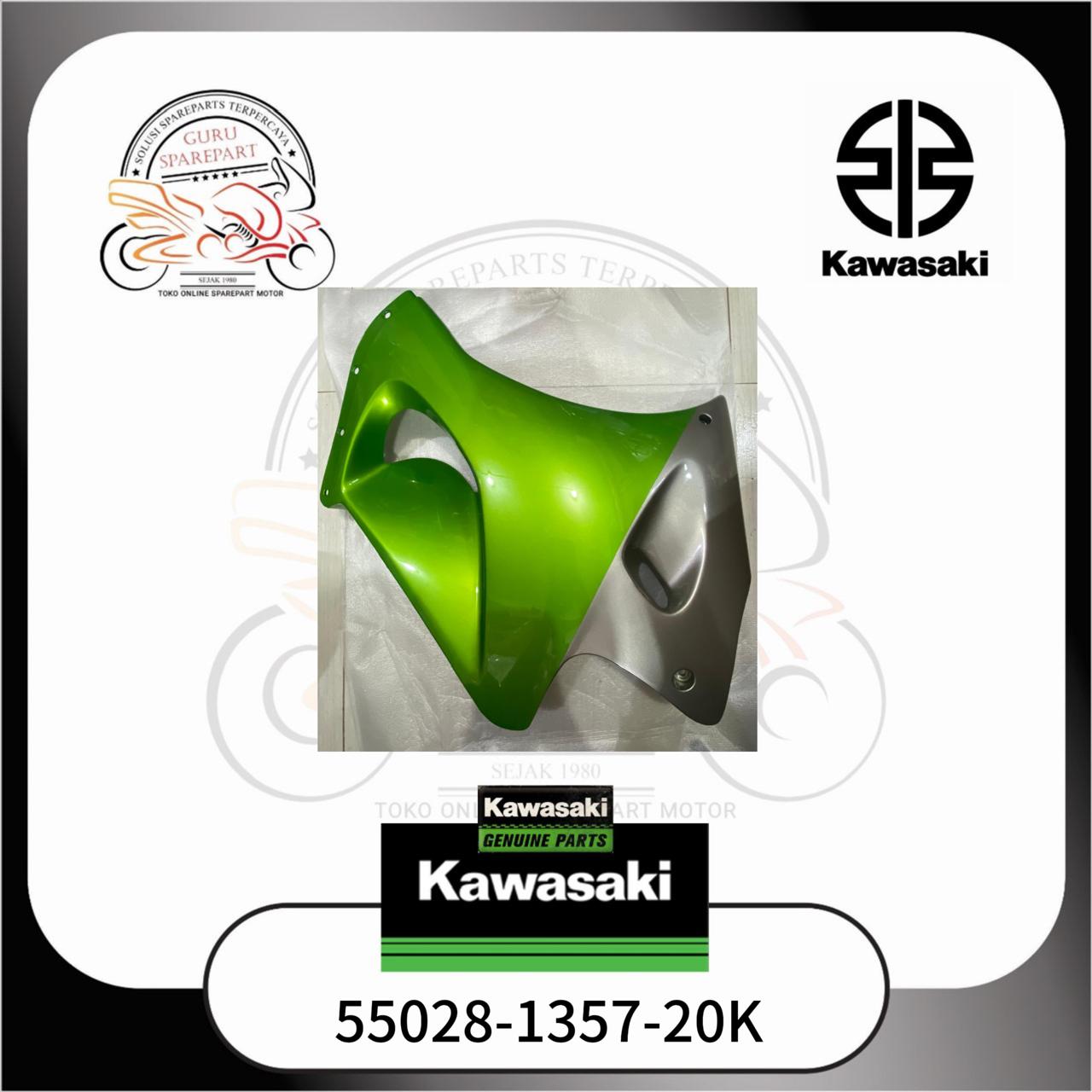 Kawasaki Fairing kanan Ninja RR Old cowl lower right Original 55028-1357