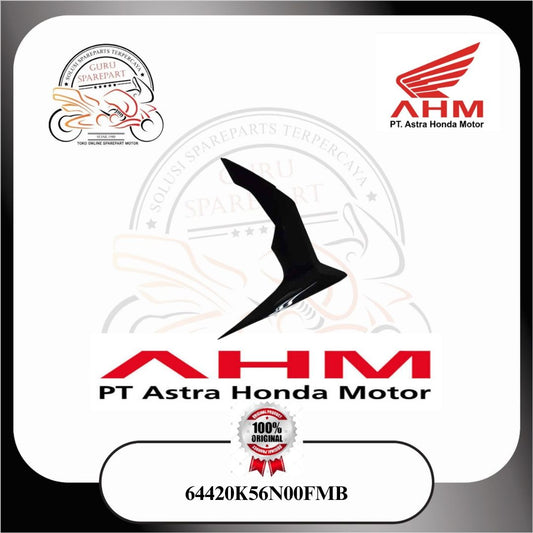 Honda Cover Sayap Legshield Luar Bawah Kiri Hitam 64420K56N00FMB