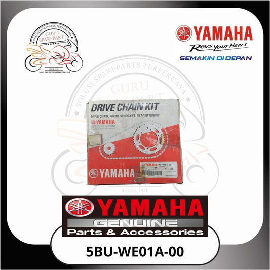 Gigi Tarik Complete Gearset Yamaha Y125Z Original 5BUWE01A00