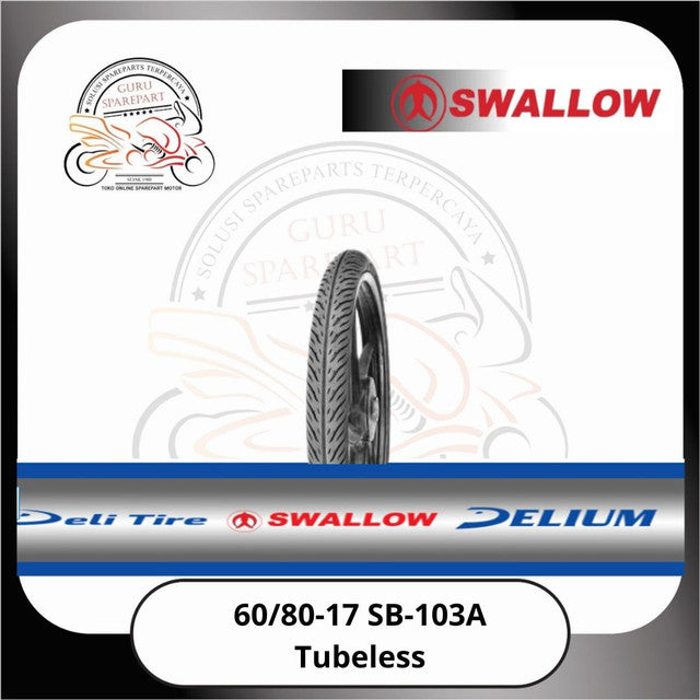Ban Luar Swallow Tubeless 60/80-17