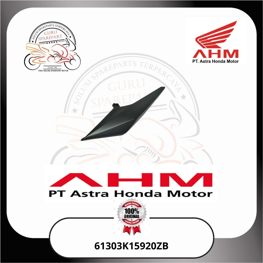 Honda Cowl L Front Side Hitam New CB150R StreetFire K15G & New CB150R Streetfire K15M 61303K15920ZB