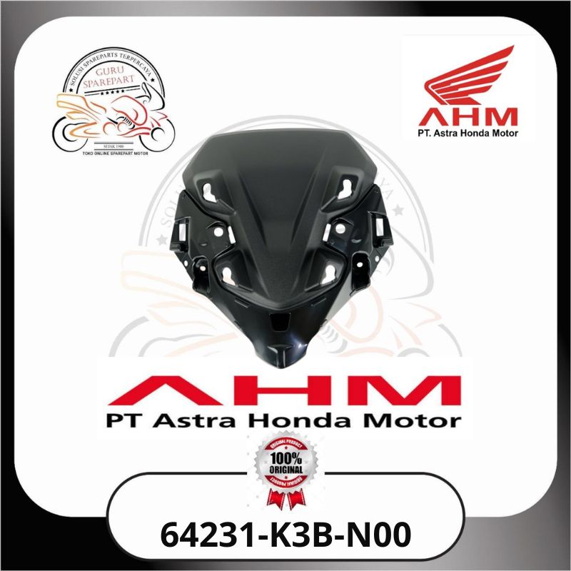 Honda Cover Front Upper Hitam Honda CB150X 64231K3BN00