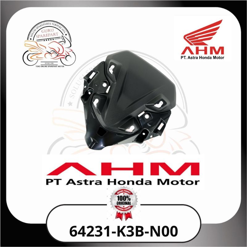 Honda Cover Front Upper Hitam Honda CB150X 64231K3BN00