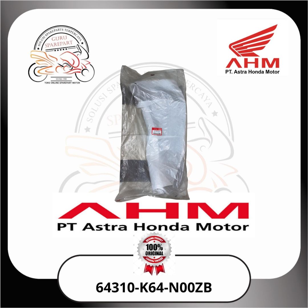 64310K64N00ZB Honda Cowl Comp Right Under Hitam Doff CBR 250RR K64