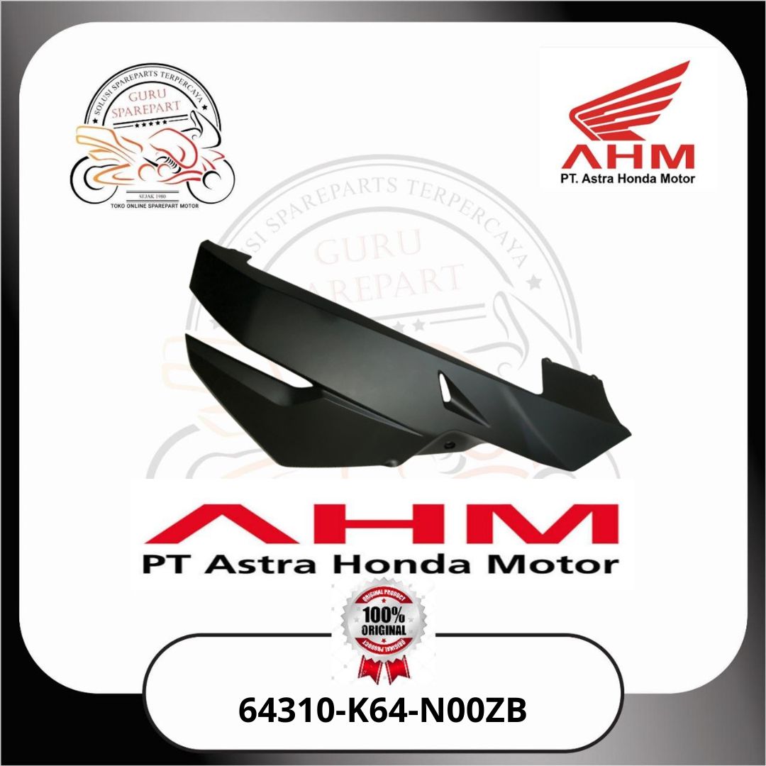 Honda Cowl Comp Right Under Hitam Doff CBR 250RR 64310K64N00ZB