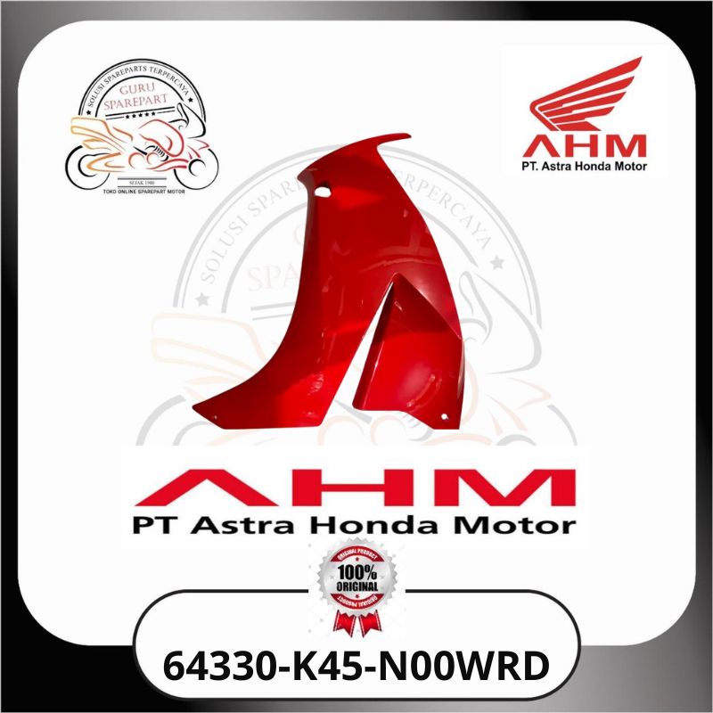 Honda Cover Body Samping Kanan Merah Honda CBR 150R 64330K45N00WRD