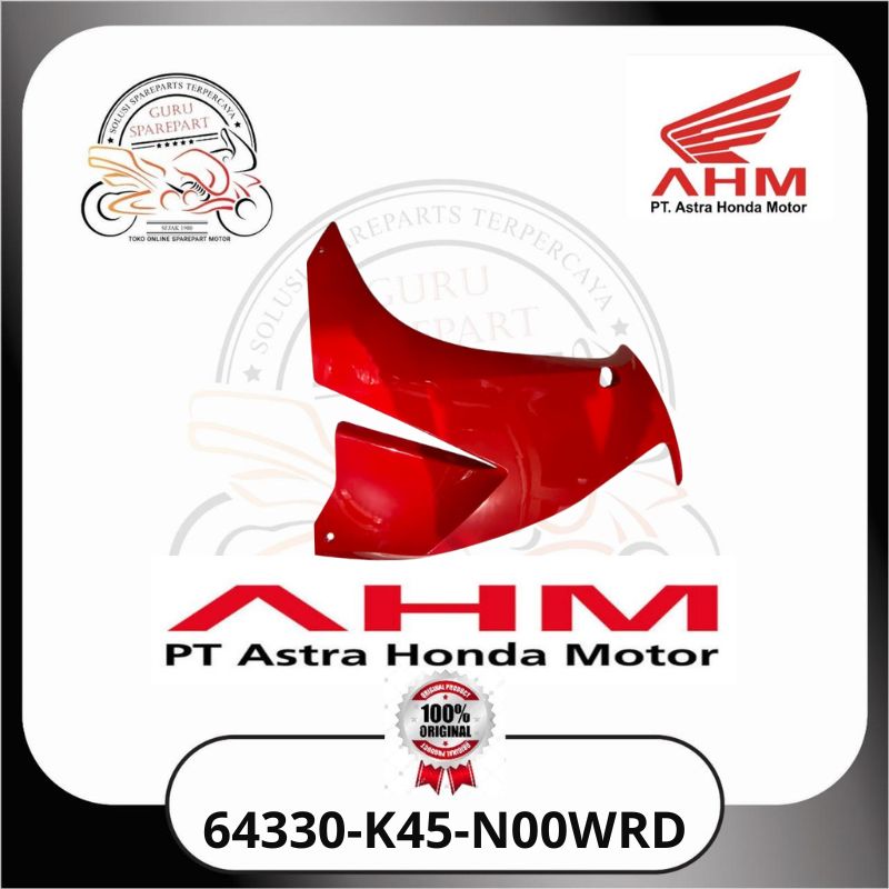 Honda Cover Body Samping Kanan Merah Honda CBR 150R 64330K45N00WRD