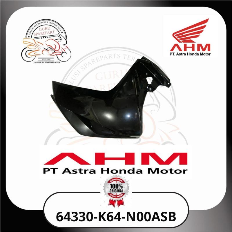 Honda Cowl Right Middle Hitam Metalik CBR 250RR 64330K64N00ASB