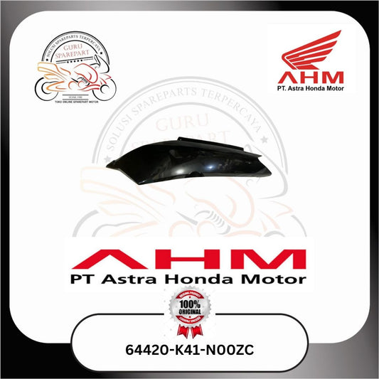 Honda Cover Body Kiri Hitam Honda Supra X 125 FI 64420K41N00ZC
