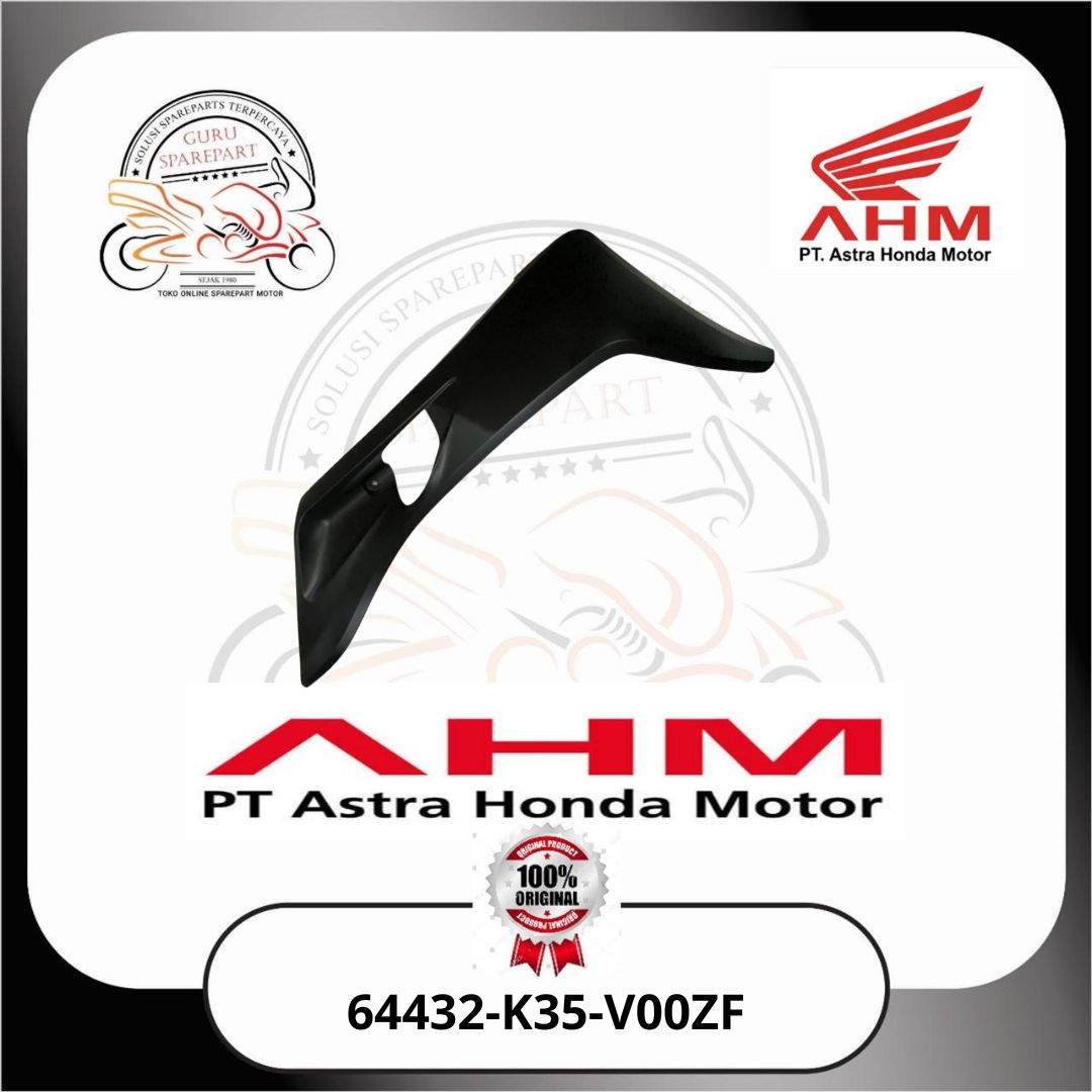 Honda  Cover Samping Kiri Hitam PCX 150 64432K35V00ZF