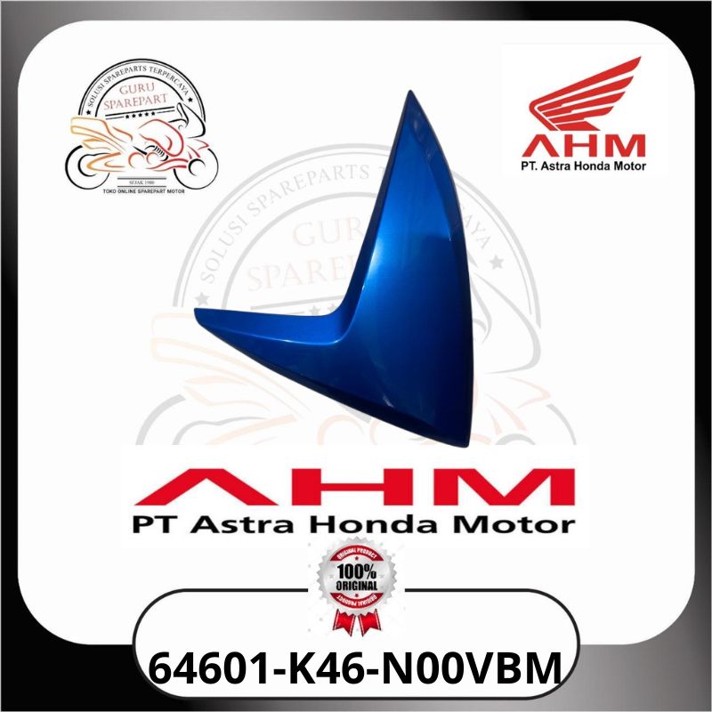 Honda Cover Body Kiri  Cover Left Front  Biru Vario 110 FI 64601K46N00VBM