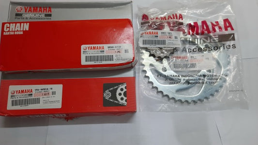 GEAR SET VIXION MPL GIR N RANTAI 1PA-WF01A-10 ORIGINAL