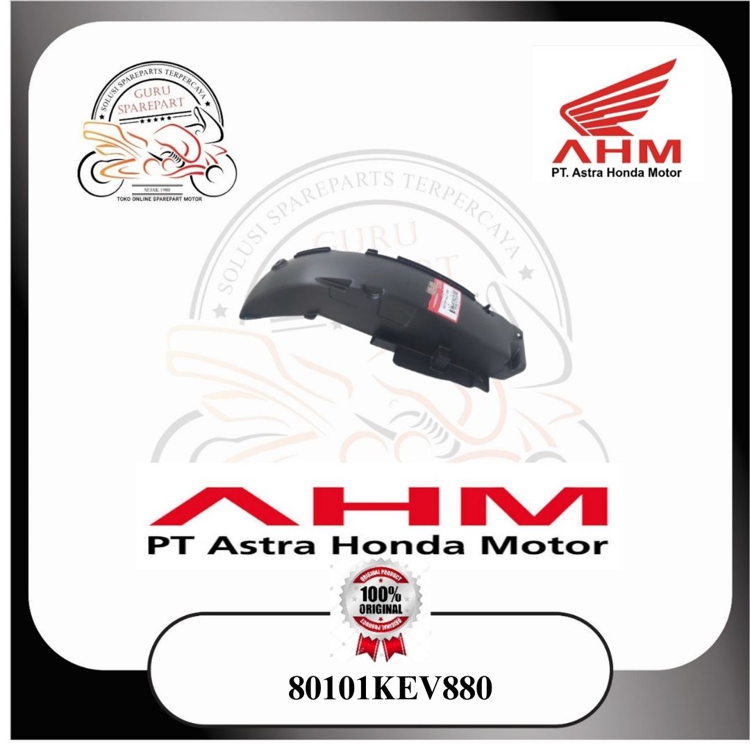Fender RR Inner Spakbor Belakang Bagian Dalam Sayap Kolong Honda Suprax 80101KEV880 Original