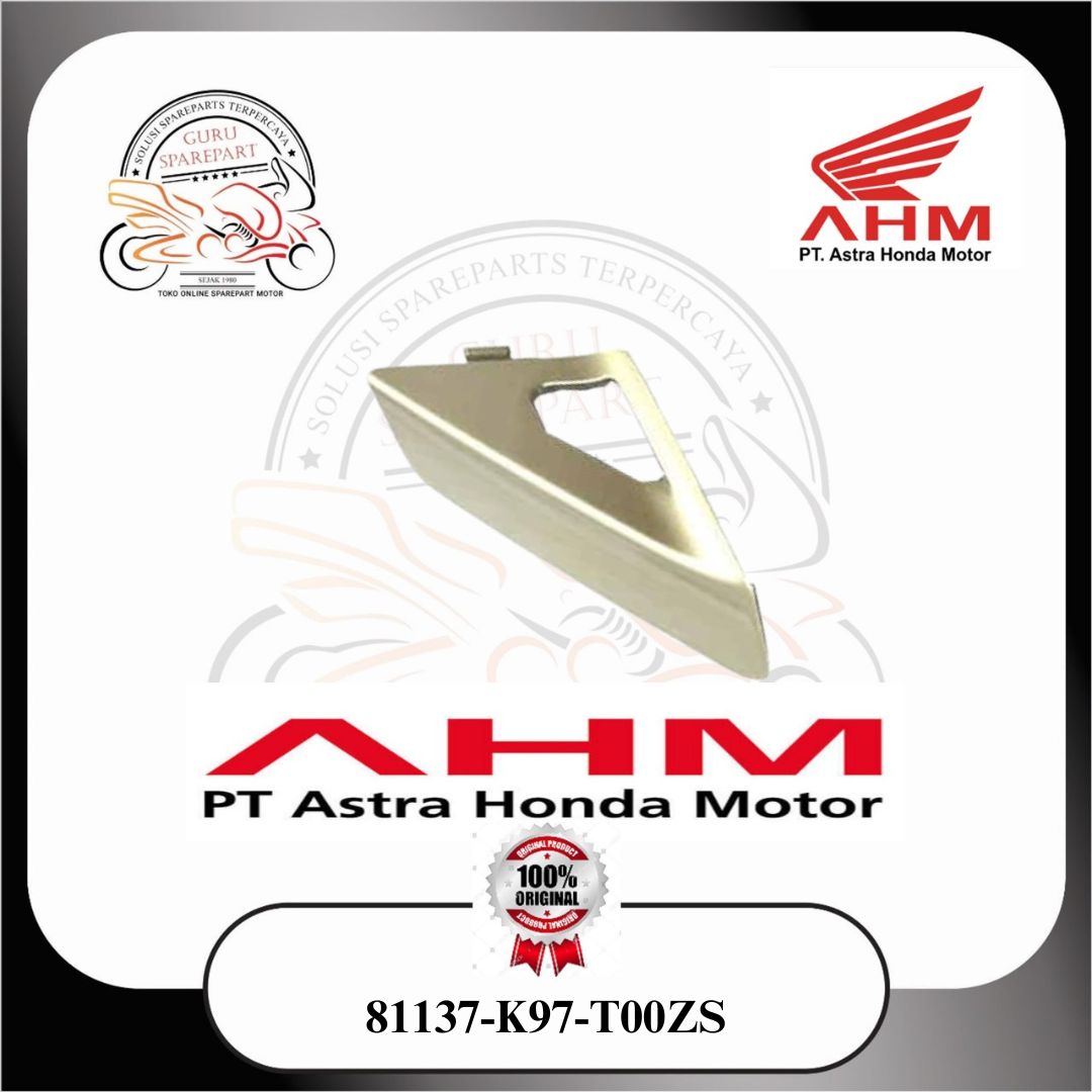 81137K97T00ZS Honda Lid Cover Emergency Key Gold Honda PCX 150 K97