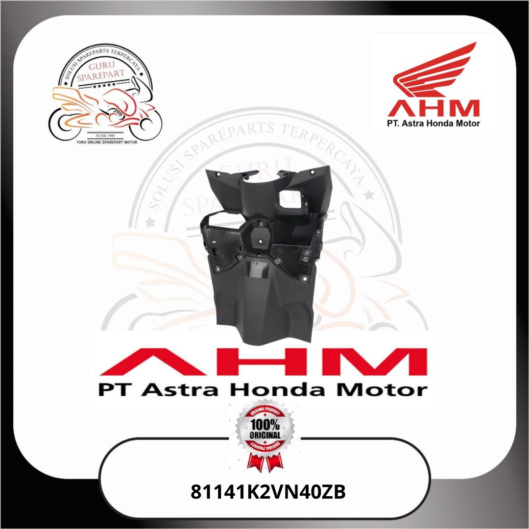 Honda Cover Inner Lower Hitam Vario 125 eSP K2V Tipe Keyless 81141K2VN40ZB