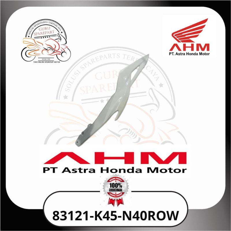 Honda Cowl Left Rear Rose White New CBR 150R v2 83121K45N40ROW