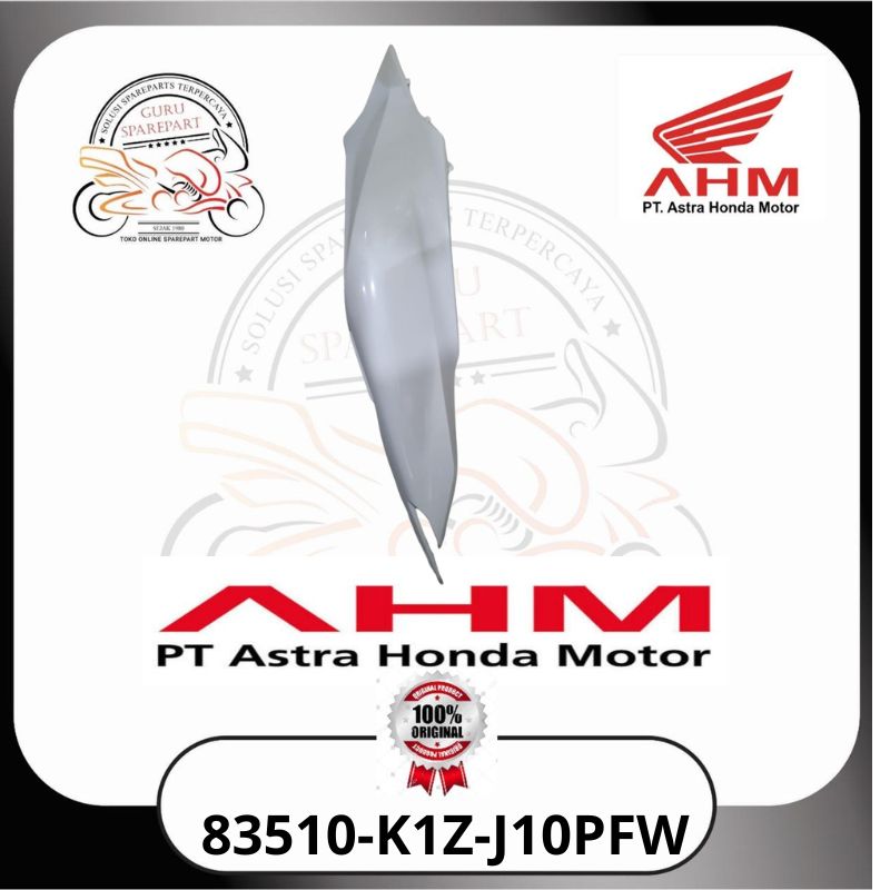 Honda Cover Body Kanan Putih Mutiara Honda PCX 160 83510K1ZJ10PFW
