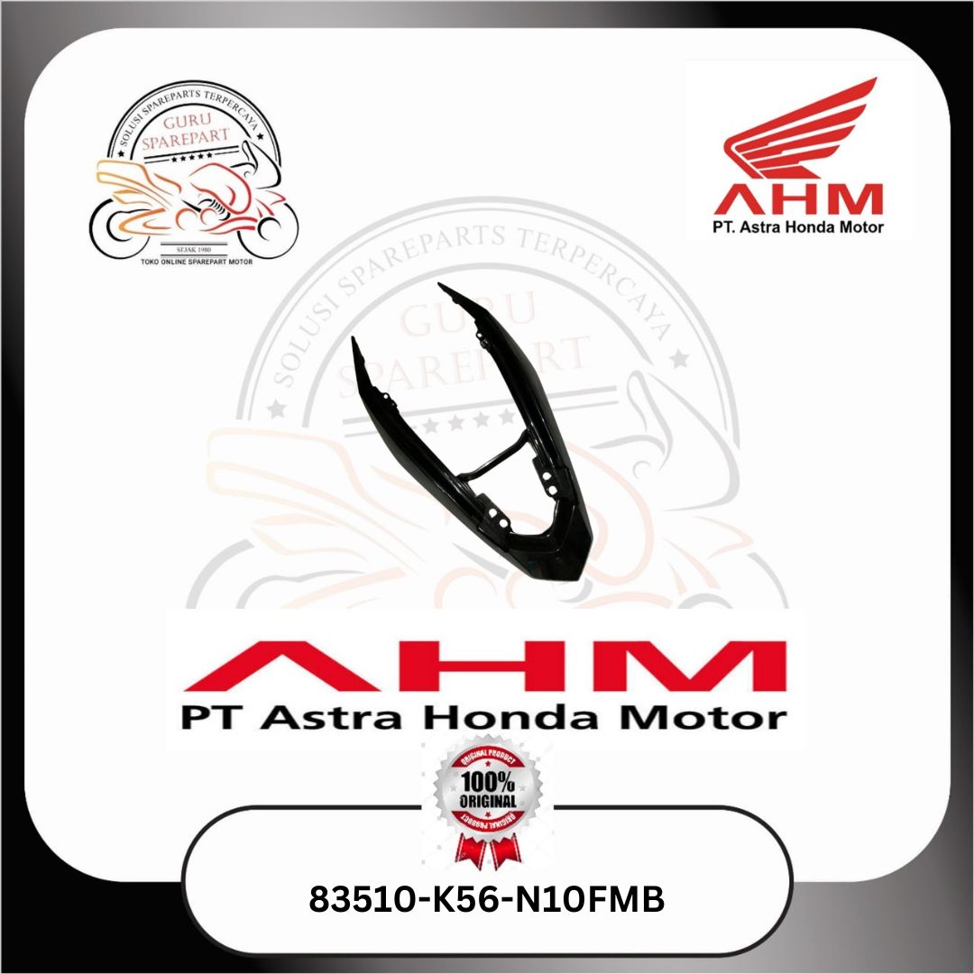 Honda Cover Tail Hitam Metalik Supra GTR 83510K56N10FMB