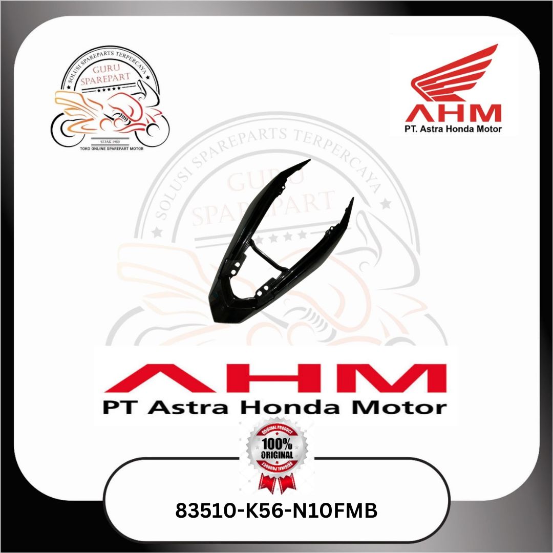 Honda Cover Tail Hitam Metalik Supra GTR 83510K56N10FMB