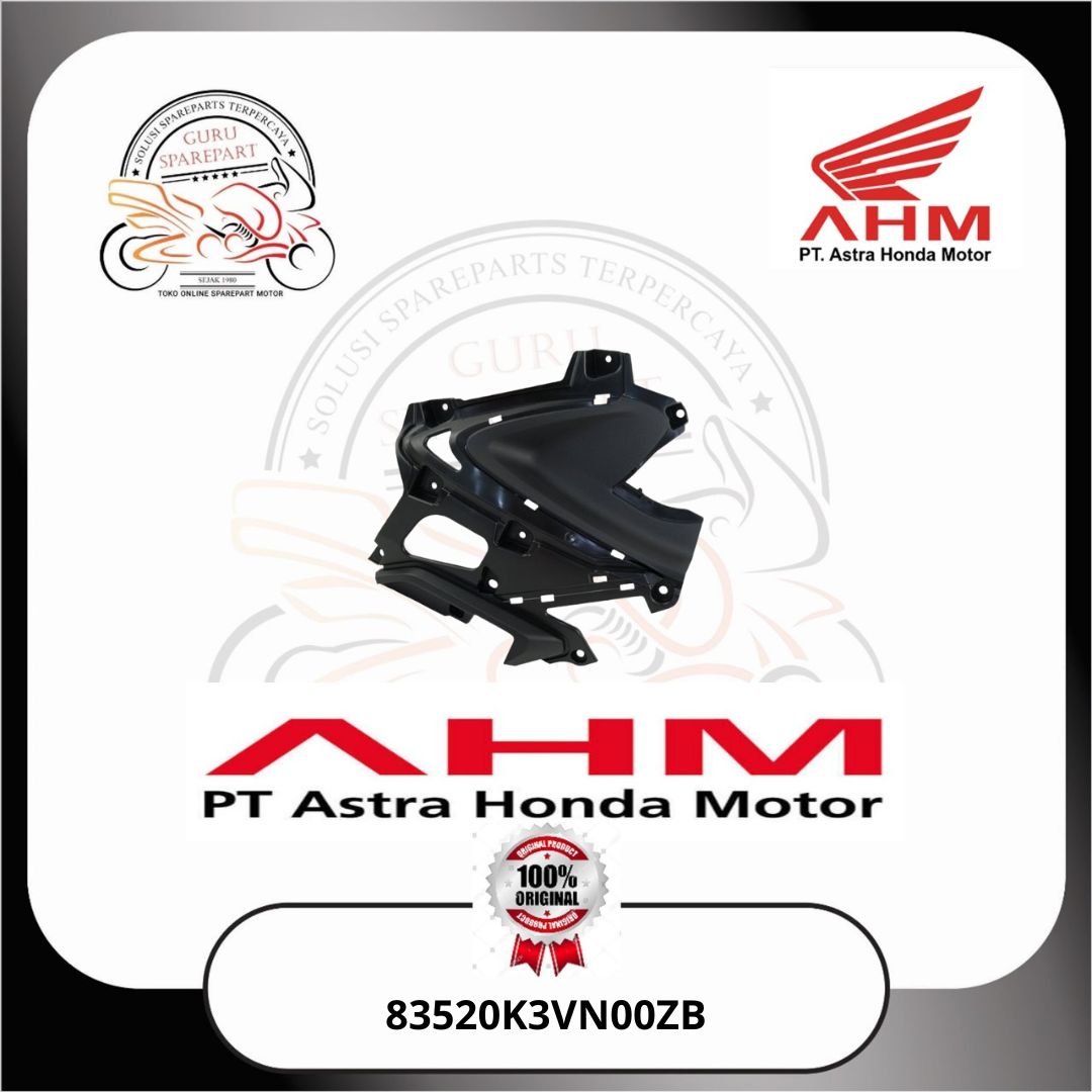 Honda Cover Body Samping Kanan Hitam Honda Stylo 160 83520K3VN00ZB