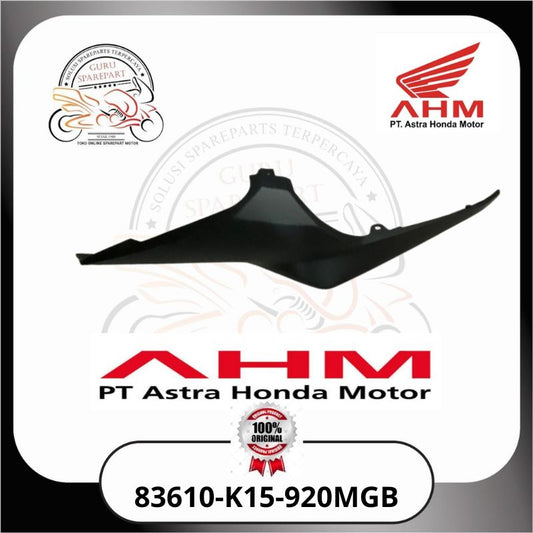 Honda Cowl Right Rear Hitam Raptor Black New CB150R Street Fire 83610K15920MGB