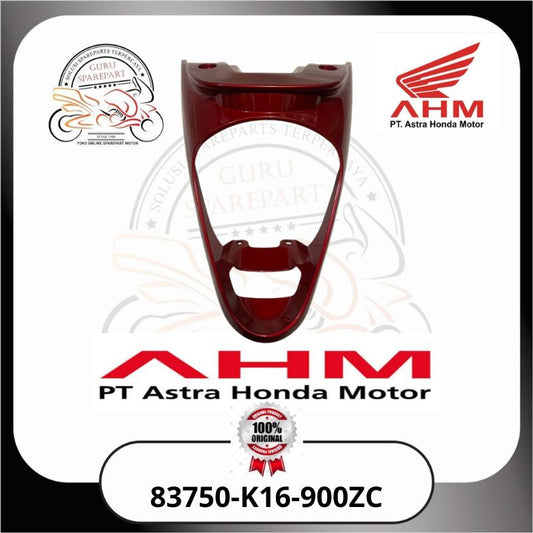 Honda Cover Center Belakang Merah Maron Honda Scoopy FI 83750K16900ZC