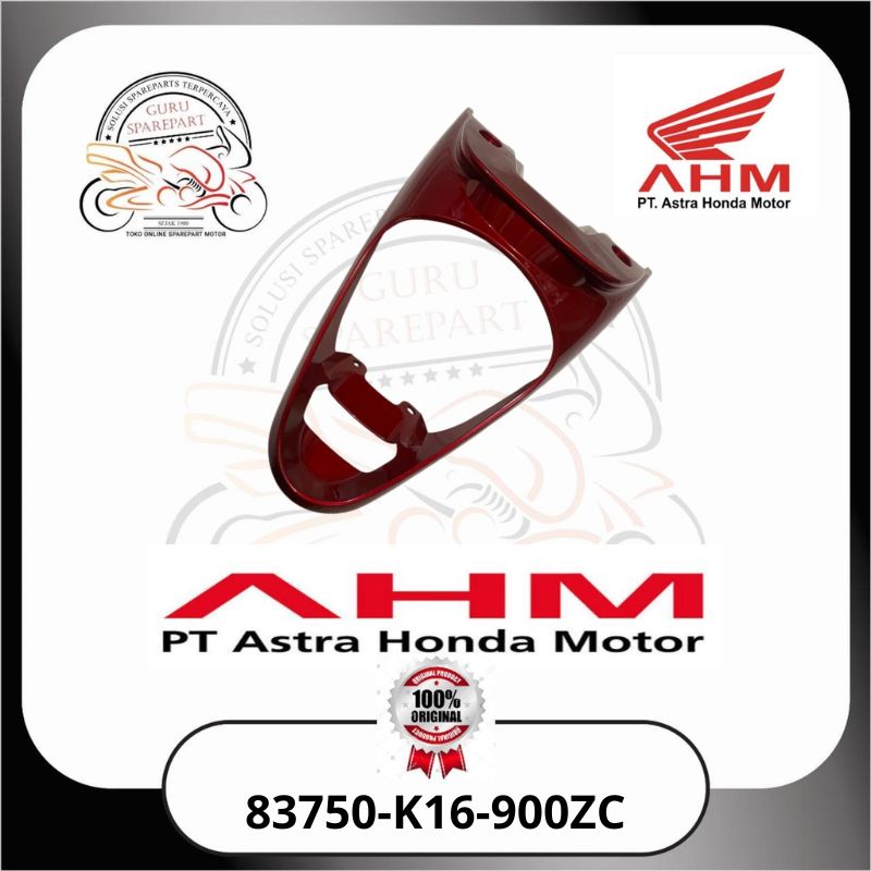 Honda Cover Center Belakang Merah Maron Honda Scoopy FI 83750K16900ZC