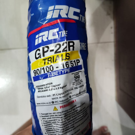 BAN LUAR KLX 150 S BELAKANG 90/100-16 IRC GP22