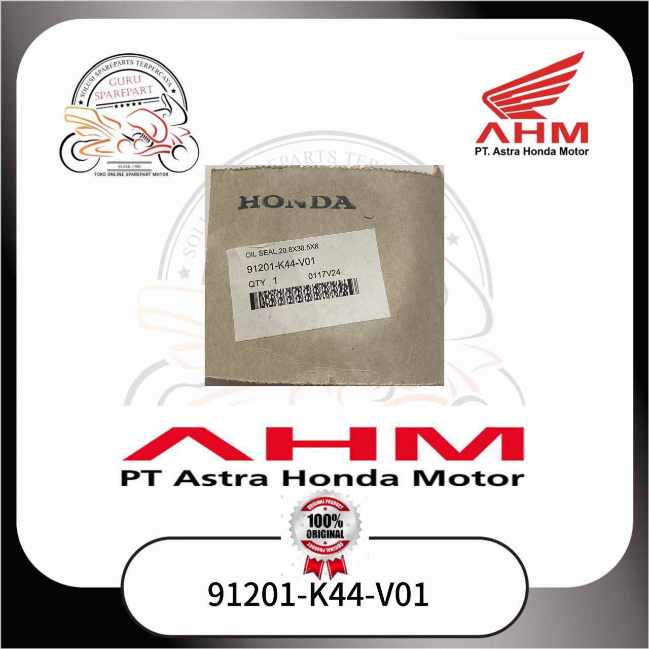 Honda Oil Seal kruk as kanan magnet 20.8X30.5X6 Beat POP Beat newVario 110 Scoopy eSP 91201k44v01
