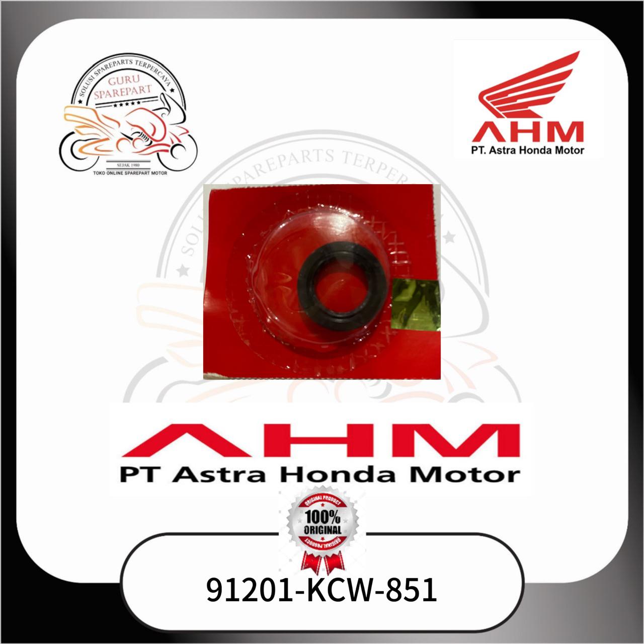 Honda Oil Seal Pompa Radiator Atas 19.8X30X7 Vario Karbu 91201KCW851