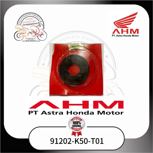 Honda Oil Seal kruk as kiri Crankshaft 20.8X52X6X7.5  Beat eSP Scoopy eS Vario 110 eSP 91202K50T01