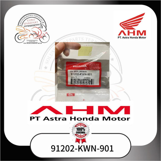 Honda Oil Seal kruk as kiri 26X45X6 Seal Crankshaft Kiri Vario 125 eSP 150  91202KWN901