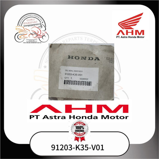 Honda Oil Seal as pully 24X31X3.5 Honda Vario 125 eSP K2V 91203K35V01