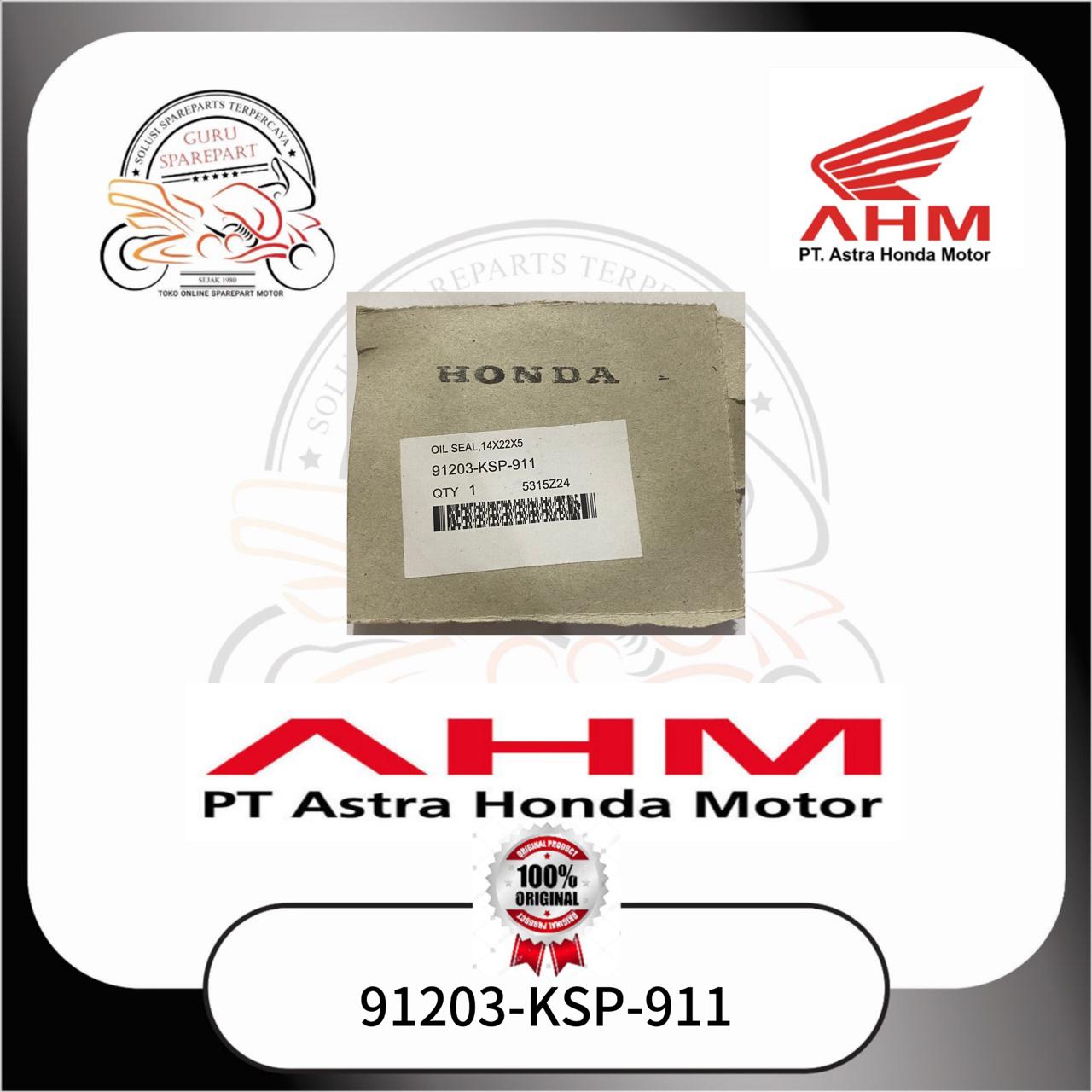 Honda Oil Seal Oforan 14X22X5 All New CBR 250RR CRF 150L CB150 Verza New CBR250 91203KSP911