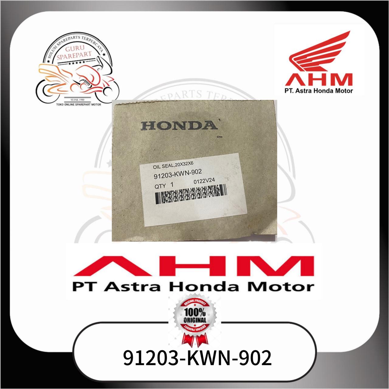 Honda Oil Seal as pully magnet kanan 20X32X6 PCX Vario 125 FI & Blade Karbu 91203KWN902