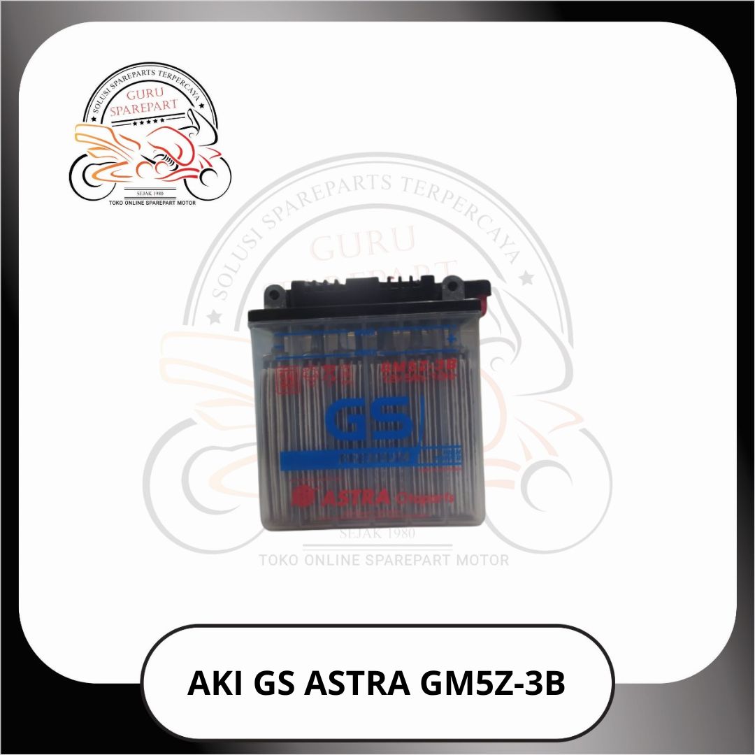 GS ASTRA Aki baterai basah motor suprax mio rxk satria 5bp thunder 1s7