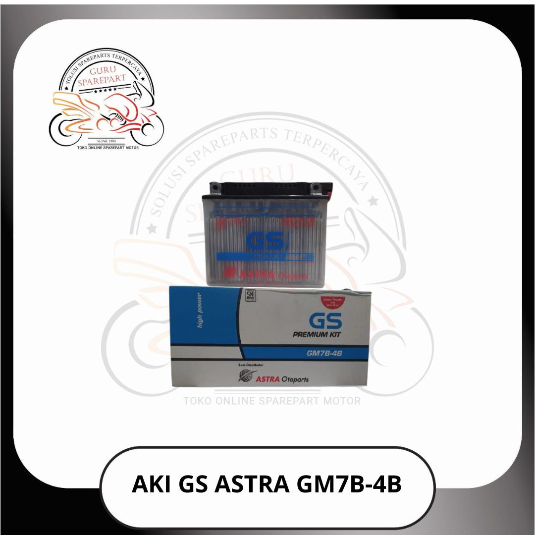 GS ASTRA Aki baterai basah motor suprax mio rxk satria 5bp thunder 1s7