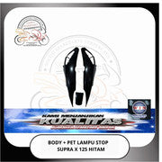 WIN Cover Body Halus Panel Depan Spakbor Honda Suprax 125 Hitam