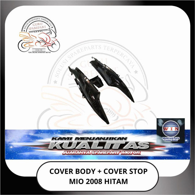 WIN Cover Body Halus Panel Depan Spakbor Yamaha Mio 5TL Hitam