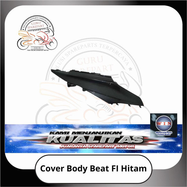WIN Cover Body Halus Panel Depan Spakbor Honda Beat FI Hitam