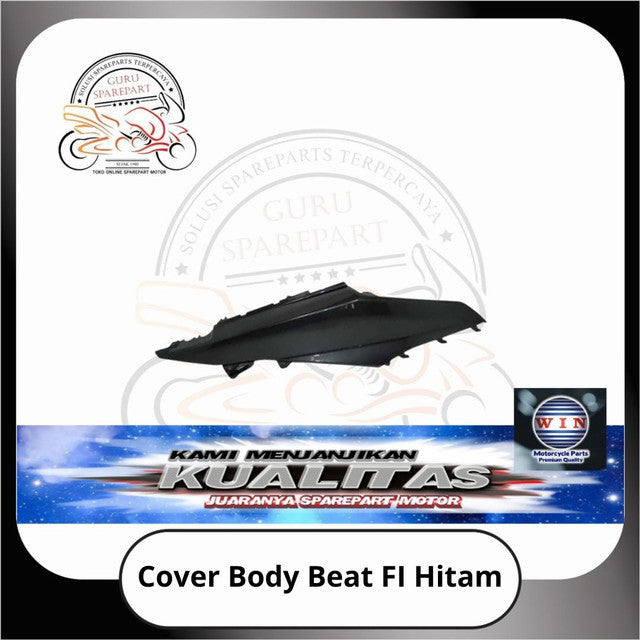 WIN Cover Body Halus Panel Depan Spakbor Honda Beat FI Hitam