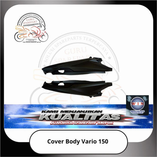 WIN Cover Body Halus Panel Depan Spakbor Honda Vario 150 Hitam