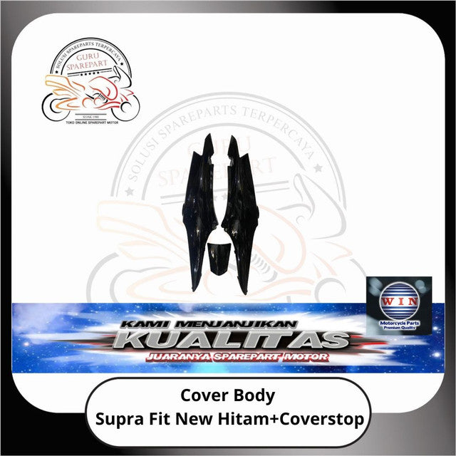 WIN cover body halus panel depan spakbor Legshield Supra Fit New Cakram KTL 2007