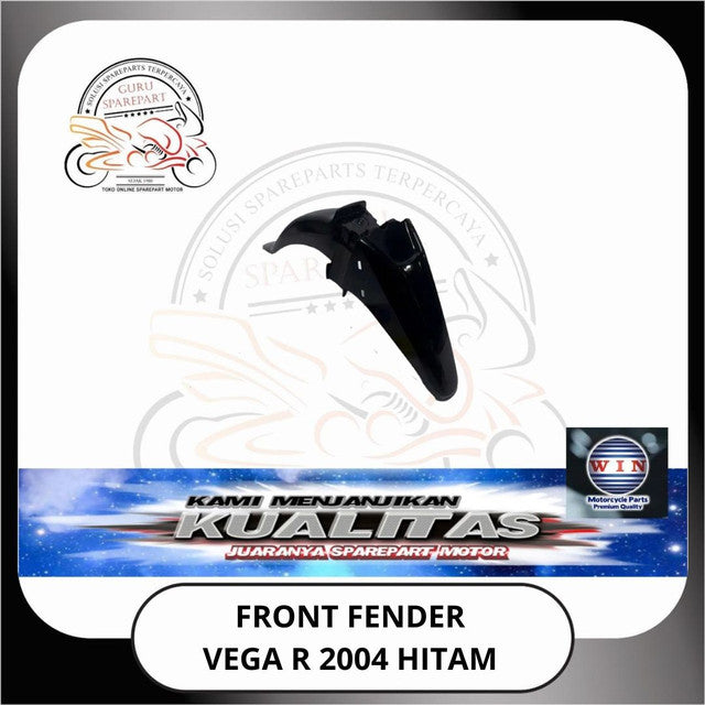 WIN Cover Body Halus Panel Depan Spakbor Yamaha Vega R 2004 5ER Hitam