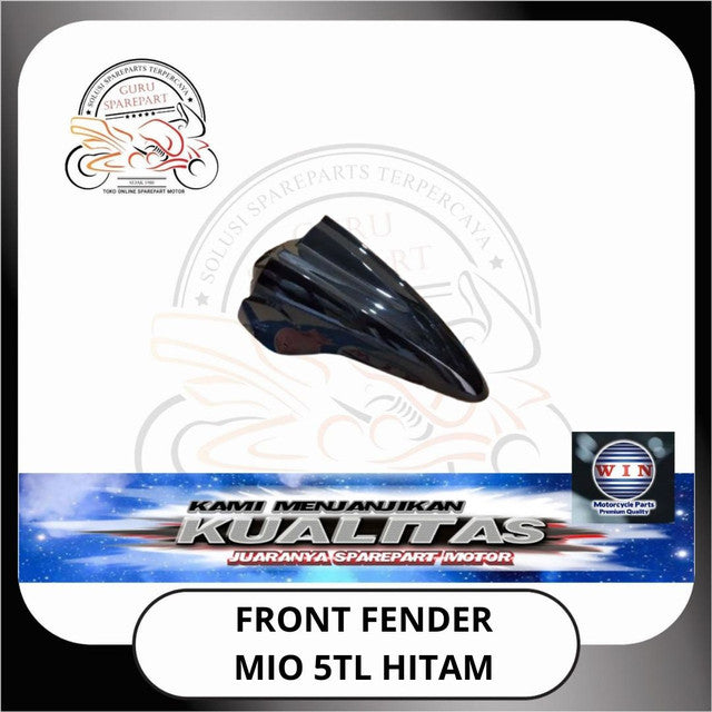 WIN Cover Body Halus Panel Depan Spakbor Yamaha Mio Lama 5TL dan Mio New 2008 28D Hitam