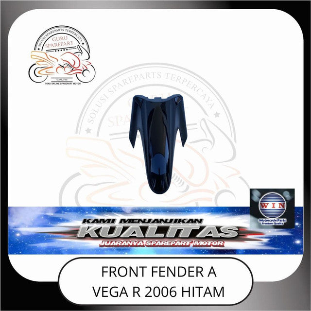 WIN Cover Body Halus Panel Depan Spakbor Yamaha Vega R 2006 3S0 Hitam