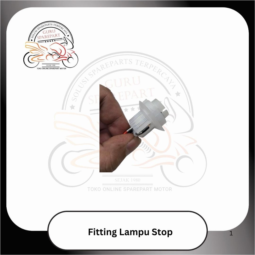 Fitting Lampu Stop  Belakang Grand Suprax Mio