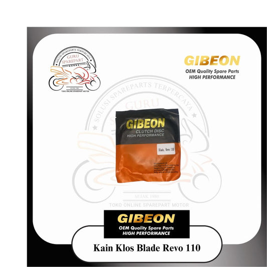 Gibeon Kain Klos Kampas Kopling Blade Revo 110 2009 KWB PAPER